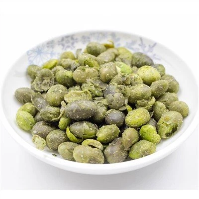 Chips de edamame fritos al vacío