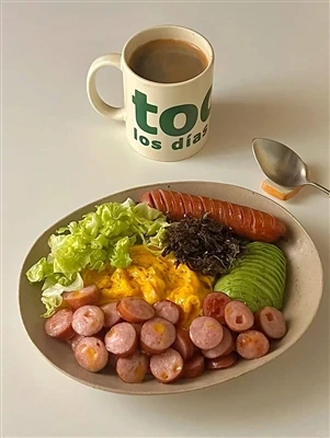 Brunch Bowl de salchicha con queso y aguacate 🧀🌭🥑|Fiesta definitiva para e...